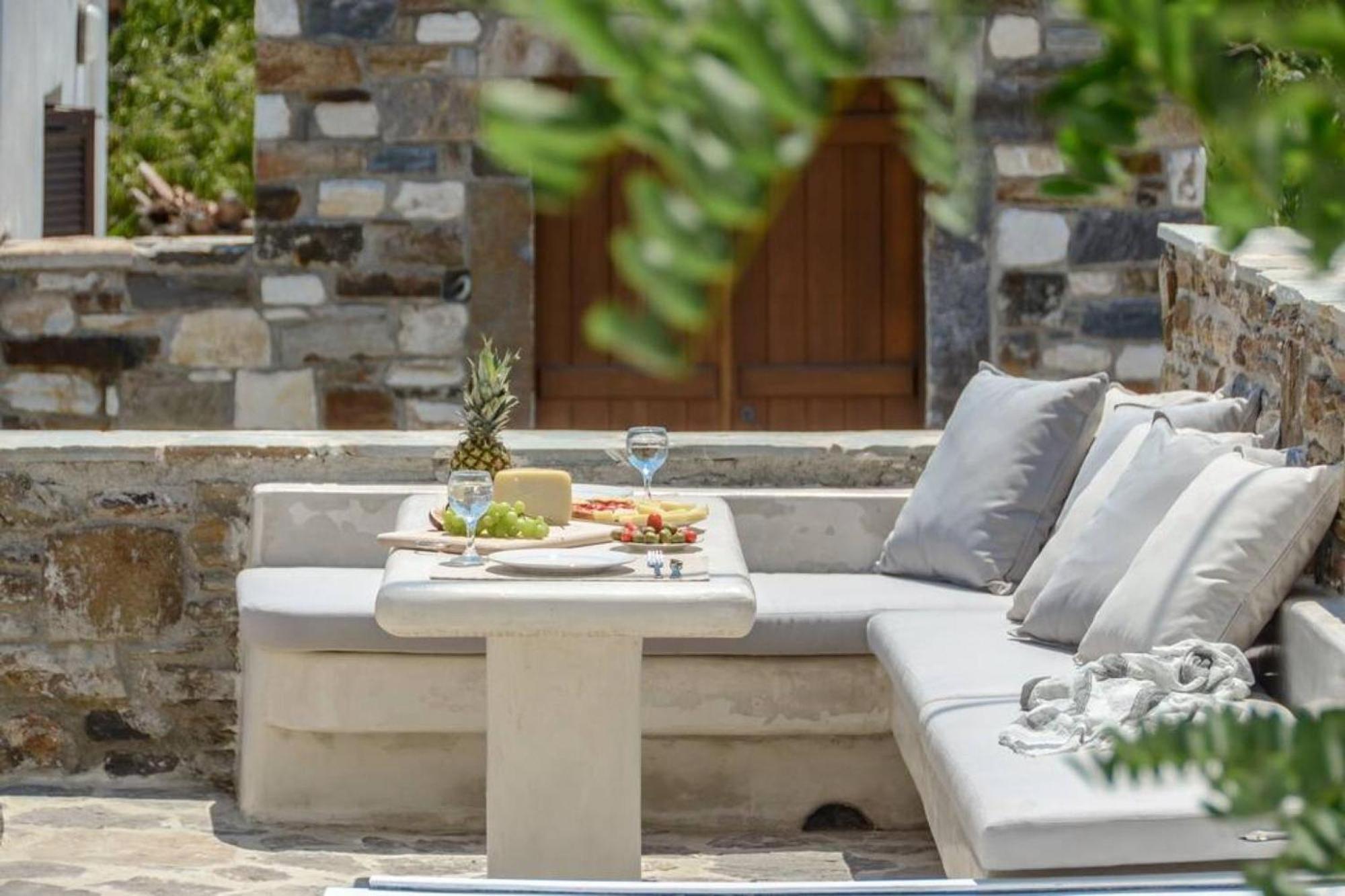 Villa Anthemion Naxos With Outdoor Jacuzzi Άνω Σαγκρί Εξωτερικό φωτογραφία