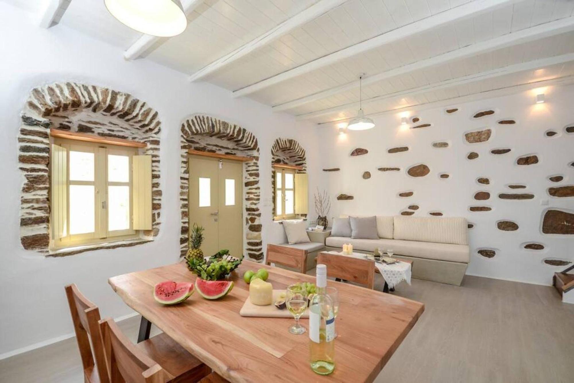 Villa Anthemion Naxos With Outdoor Jacuzzi Άνω Σαγκρί Εξωτερικό φωτογραφία