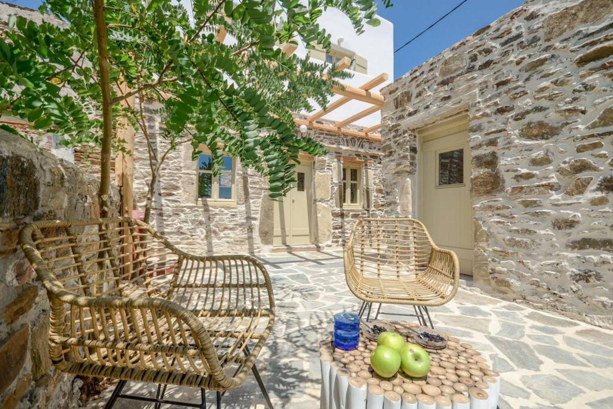 Villa Anthemion Naxos With Outdoor Jacuzzi Άνω Σαγκρί Εξωτερικό φωτογραφία